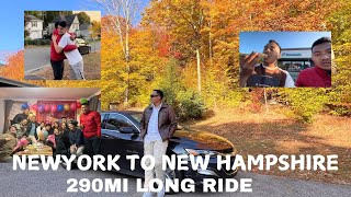 New York To New Hampshire frist time long drive nepalivlog [upl. by Raney272]