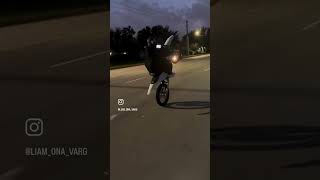 STARK VARG electric dirtbike takes over road and does wheelies futureride ebikemotion rideelectri [upl. by Roche]