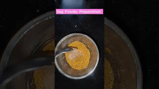 Veg Cheese Franky Prepration funnyshorts funnyvideo food franky vegfrankierecipe [upl. by Sethi]