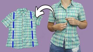 One useful sewing tips on how to upsize a blouse 30 cm [upl. by Adirehs]