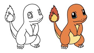 How to Draw Charmander [upl. by Ondrea]