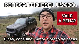 RENEGADE DIESEL USADO VALE A PENA Preço das peças troca de óleo diferenças e consumo [upl. by Selinski]