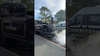 James Spooner leaves TanyBwich station ffestiniograilway railway steam shorts train wales [upl. by Ailed295]