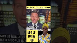 Desantis tears into Kamala Harris kamalaharris trump election [upl. by Irrac]