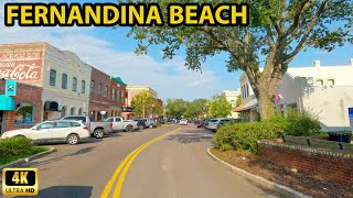 Fernandina Beach  Amelia Island Florida  Driving Through [upl. by Bartholomeo]