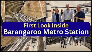 First Look Inside Barangaroo Station  Sydney Metro City amp South West Community Open Day [upl. by Adler]