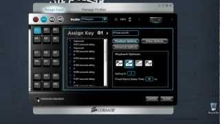 Corsair Vengeance K90 keyboard software PCAXECOM [upl. by Aneba]