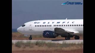 Olympic Airlines Moments 20002006  1st landings at LGAV before openning [upl. by Leibman257]