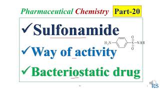 92 Sulfonamide Drugs Mode of Action Bacteriostatic Activity Synthesis of Sulphonamide drugs [upl. by Mukerji731]