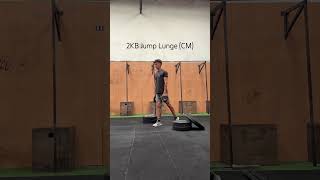 Kettlebelts Jump Lunge CounterMovement power plyos athlete rugbyplayer [upl. by Eltrym]