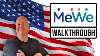 MeWe Walkthrough On Mobile [upl. by Aronid]