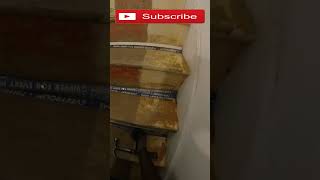 How to fit carpet on stairs carpet [upl. by Sada]