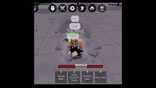 One Shot MediumHard level Gaoru Combo foryou roblox thestrongestbattlegrounds viralshort [upl. by Kaehpos503]