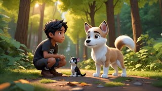 Urdu story for kids  Urdu Kahani dog  animation cartoon video LoriTone55 [upl. by Obediah]