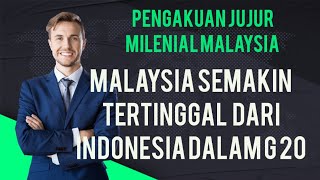 REAKSIMILENIAL MALAYSIA quot INDONESIA JAUH MENINGGALKAN MALAYSIAquot BENARKAH [upl. by Arraeis]