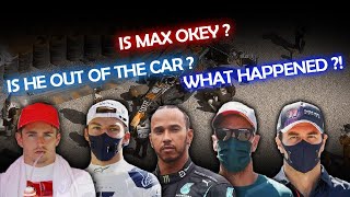 Drivers’ Radio Reaction to Verstappen Crash  F1 2021 British Grand Prix [upl. by Silda]