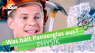 Wann springt Panzerglas  alpha Lernen erklärt Physik Philip probierts [upl. by Ynelram982]