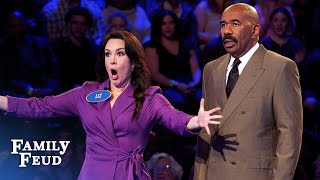 RIP Liz humiliates Steve Harvey in Fast Money [upl. by Tisdale382]