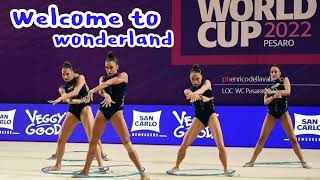 19 Welcome to wonderland Music for rhythmic gymnastics group [upl. by Ailerua493]