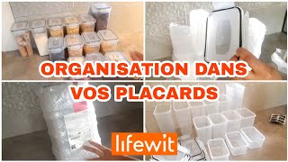 Organisation dans vos placardscelliers  Lifewit Kitchen Storage [upl. by Mulry]