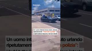 Rubano unauto di lusso in pochi secondi Il passante filma e grida quotChiamate la poliziaquot [upl. by Emya]