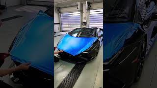 automobile wrap wrapping wrapking satisfying huracan [upl. by Llennahc457]