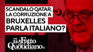 Scandalo Qatar la corruzione a Bruxelles parla italiano [upl. by Koenraad]