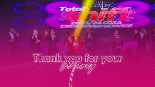 Thank you for Your Mercy  Thankful Worship Session COZA Cross Over Service  31122023 [upl. by Nodnarg553]