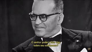 Guimarães Rosa  Entrevista raríssima em Berlim 1962 [upl. by Nosila]