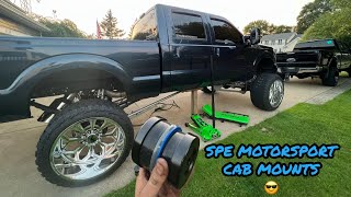 THE ULTIMATE fix for your 1116 POWERSTROKE SPE MOTORSPORT cab mounts mechanic fix [upl. by Otrebire]