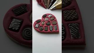 Box of chocolates cookie💝🍫 recipes and guides linked in bio cookiedecorating asmr satisfying [upl. by Zicarelli255]