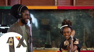 Chronixx amp Koffee  Real Rock Riddim  1Xtra in Jamaica [upl. by Naawaj]