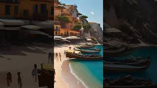 quotA Symphony of Coastal Bliss🌊An Italian Beach Escape for Relaxationquot⛱🌊 Scene 2 BrightMindTV159 [upl. by Lavery]