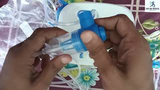 How to use Nebulizer Machine BPL NEBULIZER Child Nebulization Process [upl. by Ayekan]