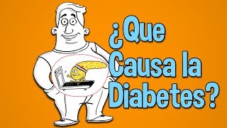 Qué causa la diabetes azúcar en la sangre la diabetes tipo 2 [upl. by Ahsinan]