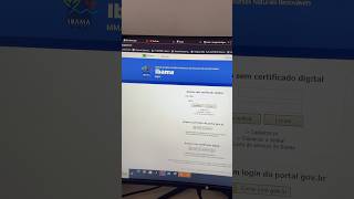 Como entrar no IBAMA com o certificado digital [upl. by Ahsahtan651]