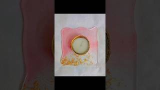 Diy resin coasters easy to make at home artwithpriyam diy craft art resin shorts coaster [upl. by Onimixam]