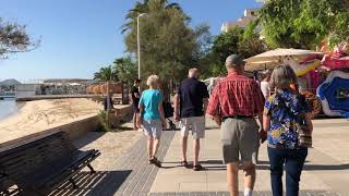 A Walk Along the Promenade in Puerto Pollensa on Mallorca [upl. by Ahsiem]