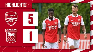 HIGHLIGHTS  Arsenal vs Ipswich Town 51  Nketiah 3 Lokonga Balogun [upl. by Bohannon212]