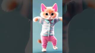 Cat dance 😍  cute kitten cat lovecats catscatvideos kittencatlover princesscat kitten song [upl. by Adnhoj456]