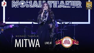 Mitwa  Live  Amazon Great Indian Festival  Monali Thakur  Kabhi Alvida Naa Kehna [upl. by Aihseya]