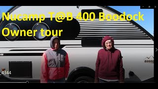 NUCAMP TAG 400 Boondock Owner Tour TB Teardrop Trailer RV [upl. by Placida]