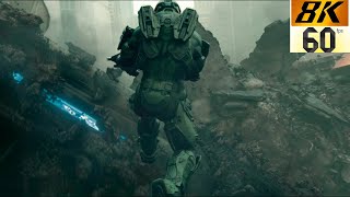 Halo 5 Guardians  The Hunt Begins  Cinematic Trailer Remastered 8K 60FPS [upl. by Nilrac]