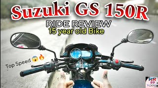 SUZUKI GS 150R Full Ride Review 🔥  Very Rare Bike In India🇮🇳  RR99 Vlogs [upl. by English]