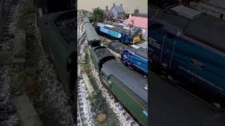 WInston Churchills funeral train passing the diesel yard [upl. by Nore]