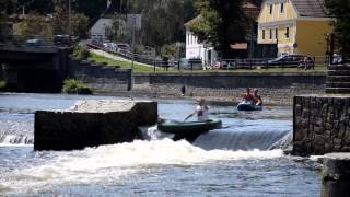 Vltava  splutí Vltavy jezy kempy  Vodáci na Vltavě [upl. by Weidner]