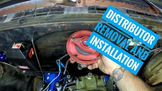 How to remove and install a distributor Replacing the HEI distributor with a Mallory unilite [upl. by Nylirahs]