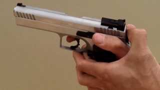 Decocking DoubleSingle Action Semi Auto Pistol  Safer Method [upl. by Stanwinn696]