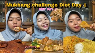 MukbangAyam RICHEESE 1 ekor Mix Ayam kremes KeratonNasi🤯🍖 nillakurus  mukbang [upl. by Olsewski]