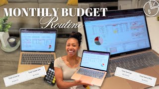 How I budget for a new month💸 what I spend expenses savings debt ect [upl. by Eveineg]